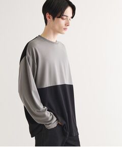 tk.TAKEO KIKUCHI / ティーケー タケオキクチ Tシャツ | 【UV／接触冷感】切替アソートTシャツ