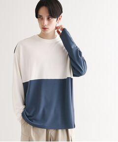 tk.TAKEO KIKUCHI / ティーケー タケオキクチ Tシャツ | 【UV／接触冷感】切替アソートTシャツ