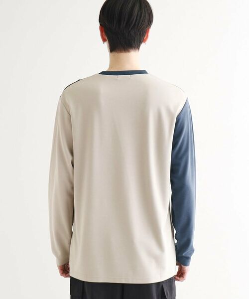 tk.TAKEO KIKUCHI / ティーケー タケオキクチ Tシャツ | 【UV／接触冷感】ナナメ切替アソートロンT | 詳細19