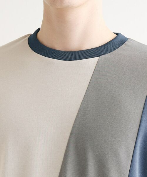 tk.TAKEO KIKUCHI / ティーケー タケオキクチ Tシャツ | 【UV／接触冷感】ナナメ切替アソートロンT | 詳細20