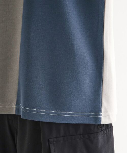 tk.TAKEO KIKUCHI / ティーケー タケオキクチ Tシャツ | 【UV／接触冷感】ナナメ切替アソートロンT | 詳細22