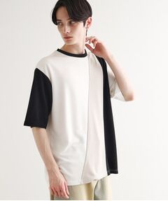 tk.TAKEO KIKUCHI / ティーケー タケオキクチ Tシャツ | 【UV、接触冷感】ナナメ切替アソートTシャツ