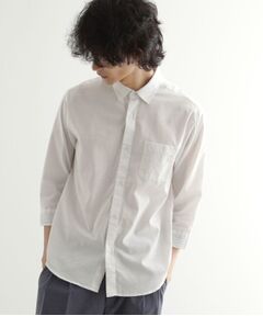 tk.TAKEO KIKUCHI / ティーケー タケオキクチ シャツ・ブラウス | 綿麻混七分袖シャツ