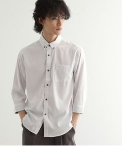 tk.TAKEO KIKUCHI / ティーケー タケオキクチ シャツ・ブラウス | 七分袖ドビー織シャツ