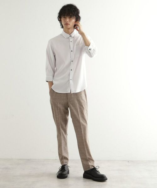 tk.TAKEO KIKUCHI / ティーケー タケオキクチ シャツ・ブラウス | 七分袖ドビー織シャツ | 詳細10