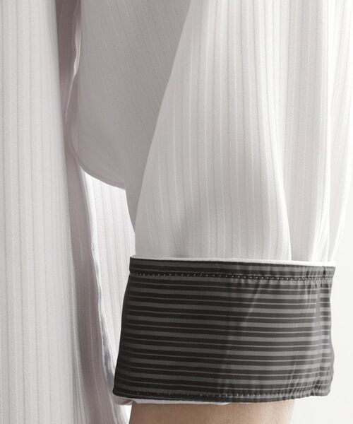 tk.TAKEO KIKUCHI / ティーケー タケオキクチ シャツ・ブラウス | 七分袖ドビー織シャツ | 詳細12