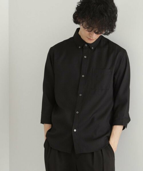 tk.TAKEO KIKUCHI / ティーケー タケオキクチ シャツ・ブラウス | 七分袖ドビー織シャツ | 詳細13