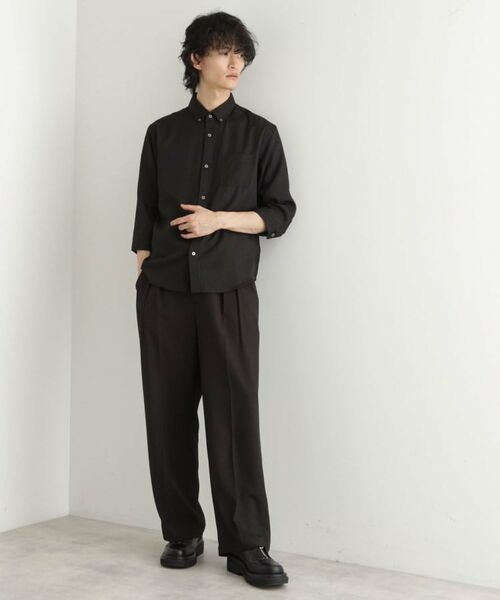 tk.TAKEO KIKUCHI / ティーケー タケオキクチ シャツ・ブラウス | 七分袖ドビー織シャツ | 詳細15