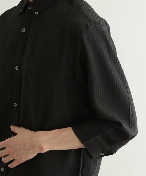 tk.TAKEO KIKUCHI / ティーケー タケオキクチ シャツ・ブラウス | 七分袖ドビー織シャツ | 詳細24