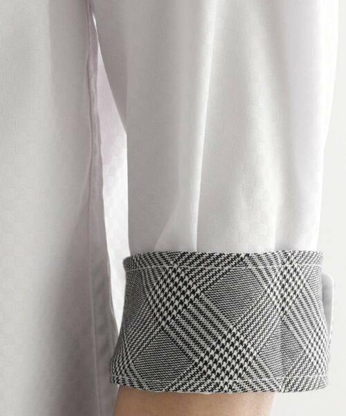 tk.TAKEO KIKUCHI / ティーケー タケオキクチ シャツ・ブラウス | 七分袖ドビー織シャツ | 詳細4