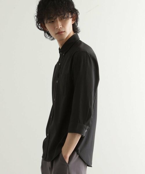 tk.TAKEO KIKUCHI / ティーケー タケオキクチ シャツ・ブラウス | 七分袖ドビー織シャツ | 詳細5