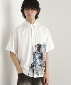 tk.TAKEO KIKUCHI / ティーケー タケオキクチ シャツ・ブラウス | ペイント半袖シャツ