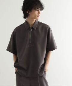 tk.TAKEO KIKUCHI / ティーケー タケオキクチ シャツ・ブラウス | エンブロハーフジップシャツ