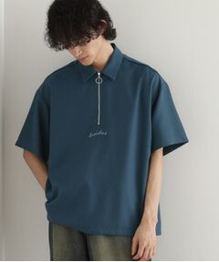 tk.TAKEO KIKUCHI / ティーケー タケオキクチ シャツ・ブラウス | エンブロハーフジップシャツ