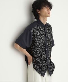 tk.TAKEO KIKUCHI / ティーケー タケオキクチ シャツ・ブラウス | ボタニカルレースシャツ