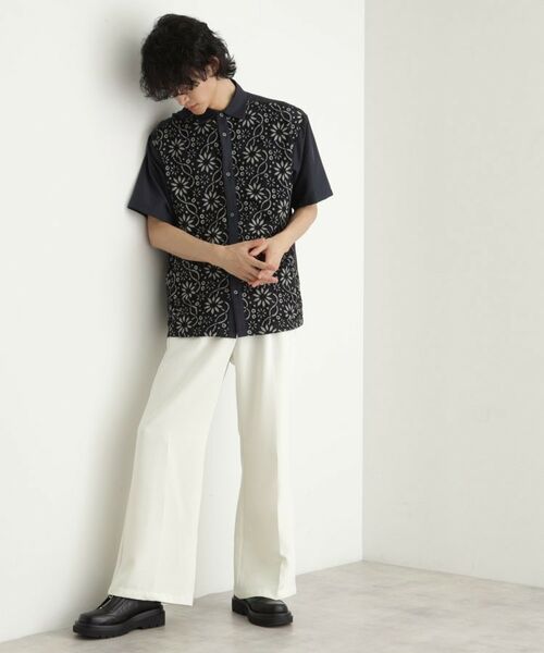 tk.TAKEO KIKUCHI / ティーケー タケオキクチ シャツ・ブラウス | ボタニカルレースシャツ | 詳細11