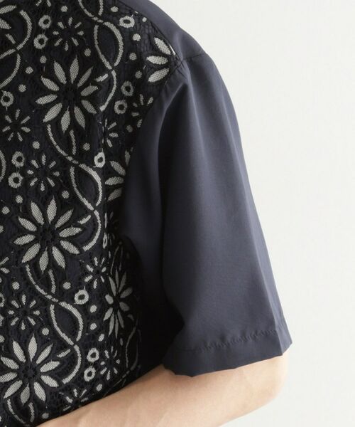 tk.TAKEO KIKUCHI / ティーケー タケオキクチ シャツ・ブラウス | ボタニカルレースシャツ | 詳細17