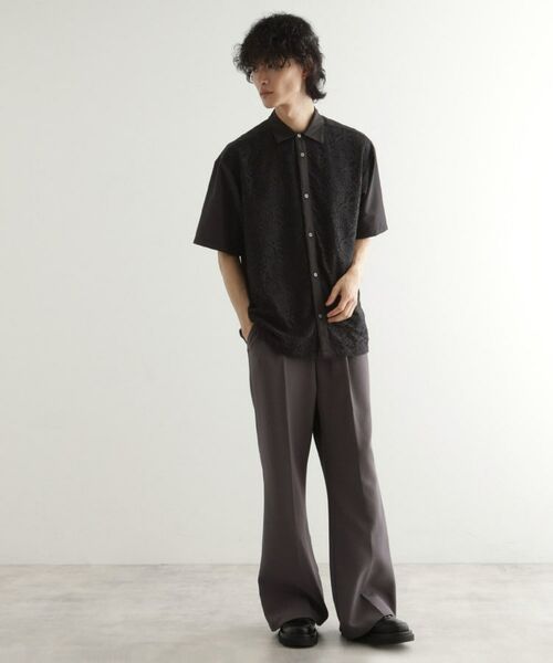 tk.TAKEO KIKUCHI / ティーケー タケオキクチ シャツ・ブラウス | ボタニカルレースシャツ | 詳細7