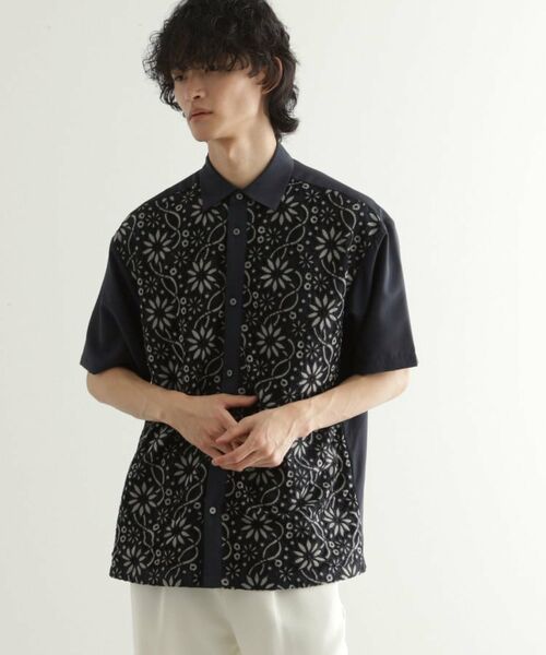 tk.TAKEO KIKUCHI / ティーケー タケオキクチ シャツ・ブラウス | ボタニカルレースシャツ | 詳細9