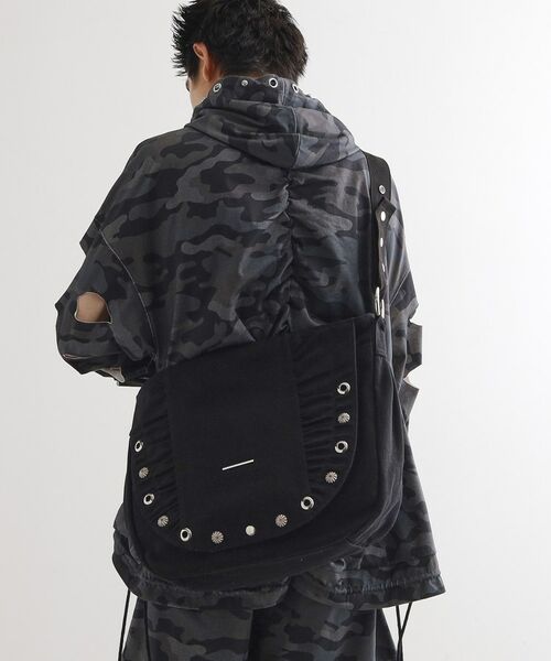 tk. TAKEO KIKUCHI/ティーケー タケオキクチ K'PJT by AOI 「Canvas Shoulder Bag」 ブラック(019) 00 tk. TAKEO KIKUCHI/ティーケー タケオキクチ K'PJT by AOI 「Canvas Shoulder Bag」 ブラック(019) 00