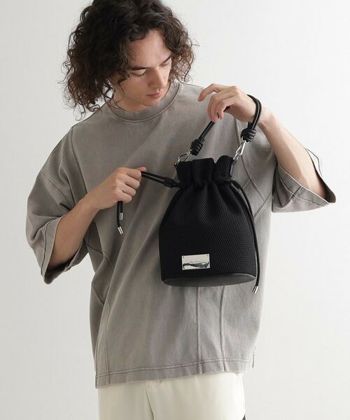 tk.TAKEO KIKUCHI / ティーケー タケオキクチ ショルダーバッグ | メッシュ2WAY巾着ショルダーバッグ | 詳細3
