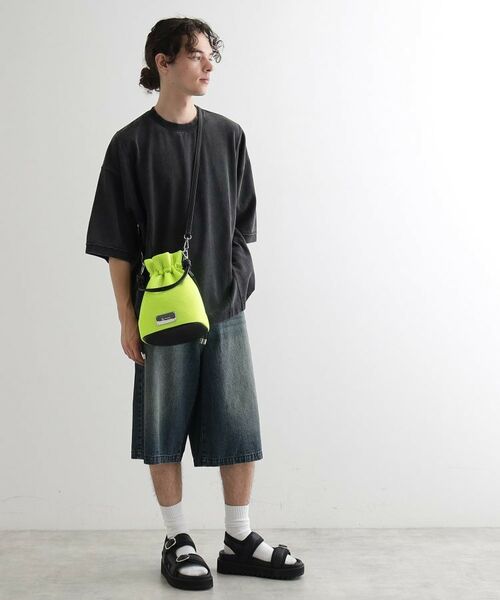 メッシュ巾着型バッグ グランターブル 新品未使用 セール】 メッシュ2WAY巾着ショルダーバッグ （ショルダーバッグ