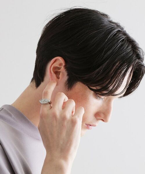 tk.TAKEO KIKUCHI / ティーケー タケオキクチ リング | ボリュームロゴリング | 詳細6