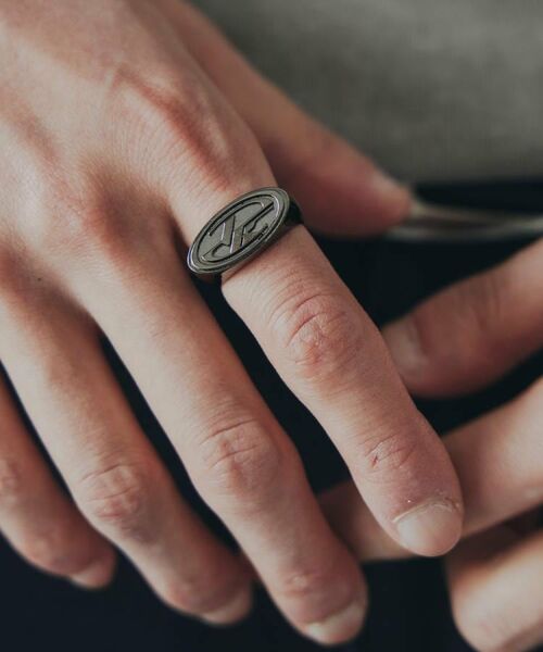 tk.TAKEO KIKUCHI / ティーケー タケオキクチ リング | ボリュームロゴリング | 詳細7