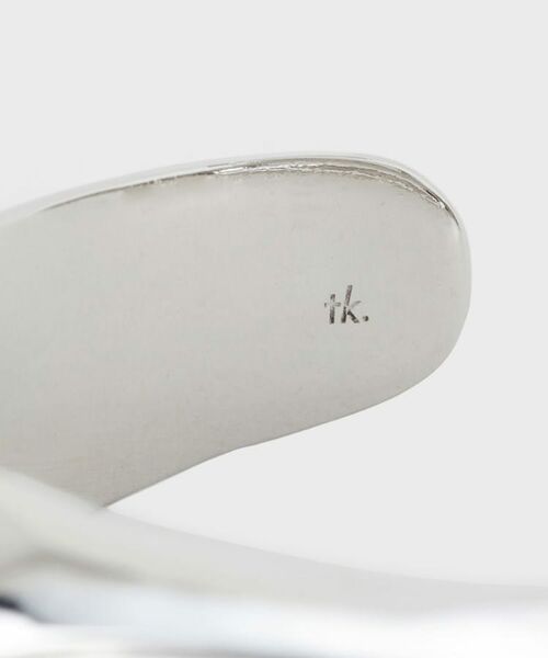 tk.TAKEO KIKUCHI / ティーケー タケオキクチ ブレスレット・バングル | ボリュームロゴバングル | 詳細5