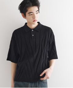 tk.TAKEO KIKUCHI / ティーケー タケオキクチ ニット・セーター | ジャカードニットポロ