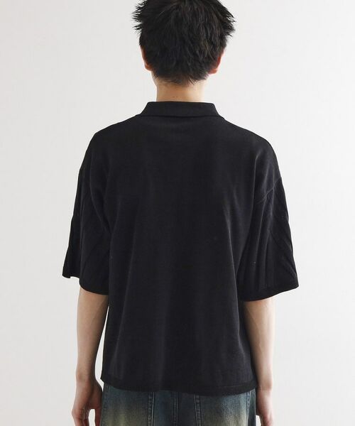 tk.TAKEO KIKUCHI / ティーケー タケオキクチ ニット・セーター | ジャカードニットポロ | 詳細16