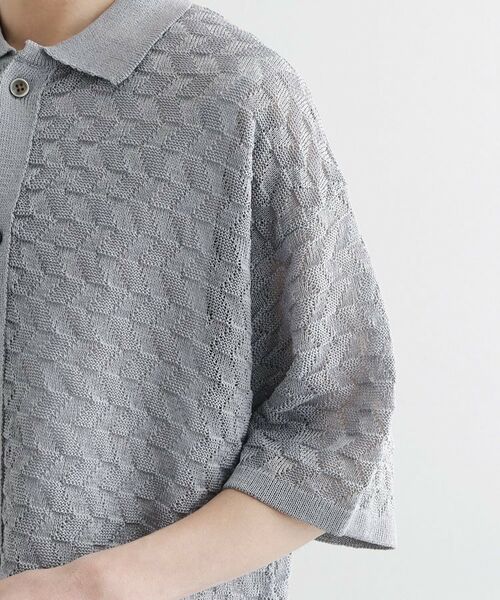 tk.TAKEO KIKUCHI / ティーケー タケオキクチ カーディガン・ボレロ | ニットポロカーディガン | 詳細18