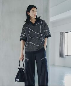 tk.TAKEO KIKUCHI / ティーケー タケオキクチ ニット・セーター | ラインアートニットポロ