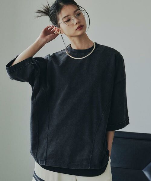 tk.TAKEO KIKUCHI / ティーケー タケオキクチ Tシャツ | ヴィンテージクロップドTシャツ/ヴィンテージライク/半袖Tシャツ | 詳細10