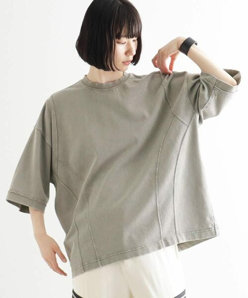 tk.TAKEO KIKUCHI / ティーケー タケオキクチ Tシャツ | ヴィンテージクロップドTシャツ/ヴィンテージライク/半袖Tシャツ | 詳細23