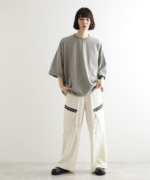 tk.TAKEO KIKUCHI / ティーケー タケオキクチ Tシャツ | ヴィンテージクロップドTシャツ/ヴィンテージライク/半袖Tシャツ | 詳細24