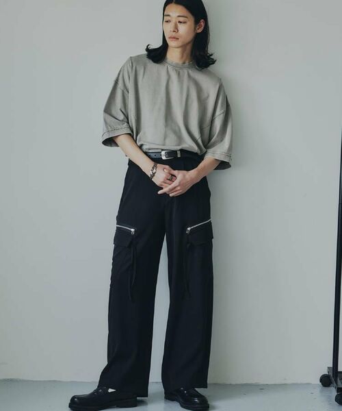 tk.TAKEO KIKUCHI / ティーケー タケオキクチ Tシャツ | ヴィンテージクロップドTシャツ/ヴィンテージライク/半袖Tシャツ | 詳細3