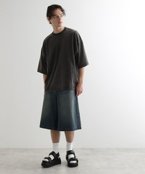 tk.TAKEO KIKUCHI / ティーケー タケオキクチ Tシャツ | ヴィンテージクロップドTシャツ/ヴィンテージライク/半袖Tシャツ | 詳細7