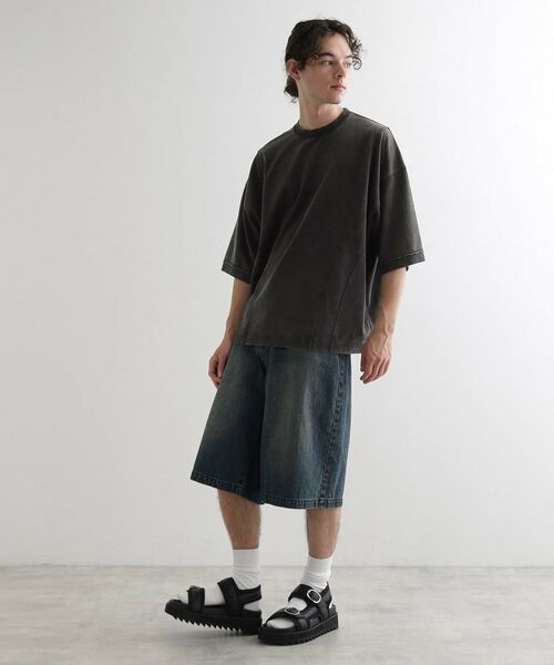 tk.TAKEO KIKUCHI / ティーケー タケオキクチ Tシャツ | ヴィンテージクロップドTシャツ/ヴィンテージライク/半袖Tシャツ | 詳細8