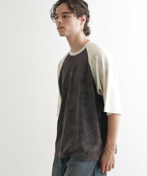 tk.TAKEO KIKUCHI / ティーケー タケオキクチ Tシャツ | ヴィンテージライクラグランTシャツ | 詳細10