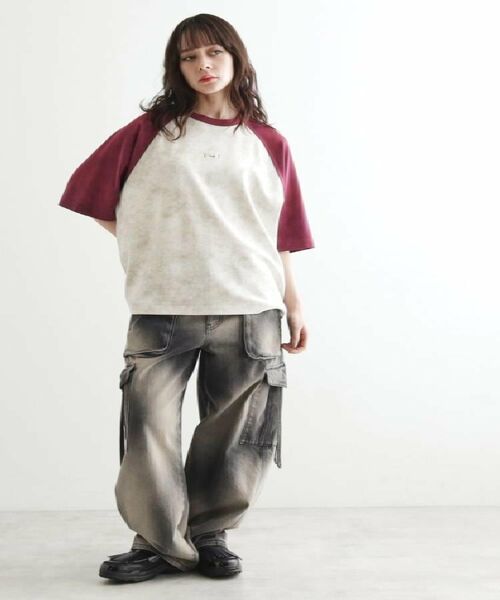 tk.TAKEO KIKUCHI / ティーケー タケオキクチ Tシャツ | ヴィンテージライクラグランTシャツ | 詳細29
