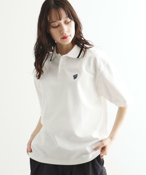 tk.TAKEO KIKUCHI / ティーケー タケオキクチ ポロシャツ | ハートエンブロ鹿の子ポロシャツ | 詳細20