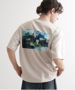 tk.TAKEO KIKUCHI / ティーケー タケオキクチ カットソー | サマースウェード アブストカットソー