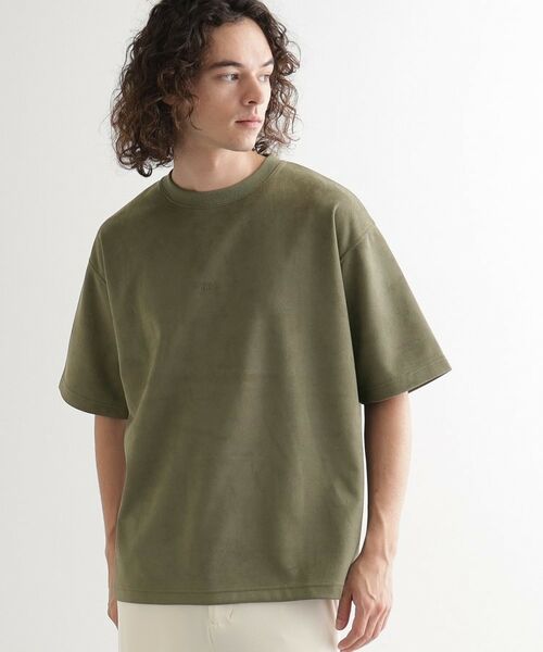 tk.TAKEO KIKUCHI / ティーケー タケオキクチ カットソー | サマースウェード アブストカットソー | 詳細10