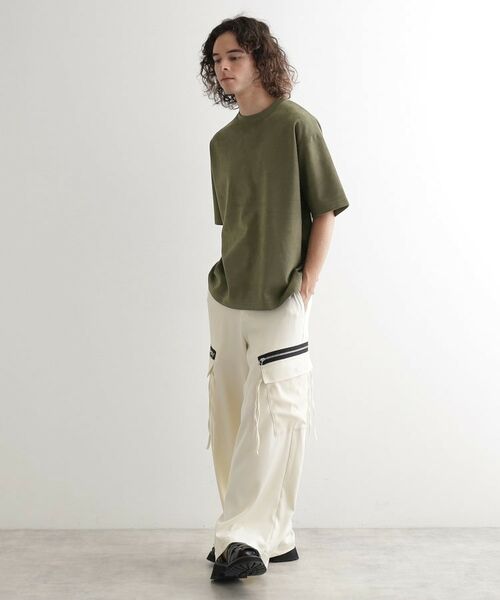 tk.TAKEO KIKUCHI / ティーケー タケオキクチ カットソー | サマースウェード アブストカットソー | 詳細11