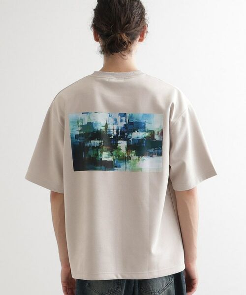 tk.TAKEO KIKUCHI / ティーケー タケオキクチ カットソー | サマースウェード アブストカットソー | 詳細16