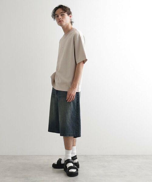 tk.TAKEO KIKUCHI / ティーケー タケオキクチ カットソー | サマースウェード アブストカットソー | 詳細3