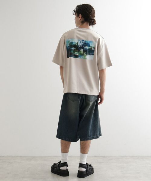 tk.TAKEO KIKUCHI / ティーケー タケオキクチ カットソー | サマースウェード アブストカットソー | 詳細4