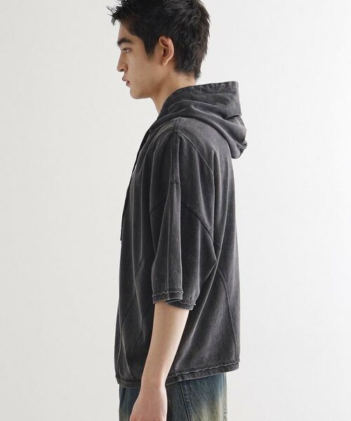 tk.TAKEO KIKUCHI / ティーケー タケオキクチ パーカー | ヴィンテージライククロップドパーカ | 詳細18