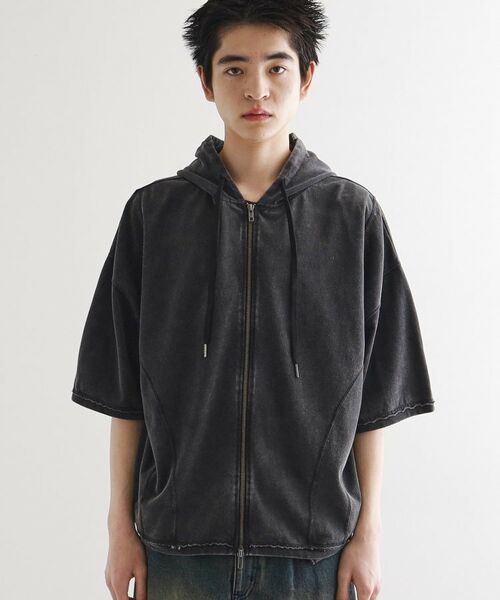 tk.TAKEO KIKUCHI / ティーケー タケオキクチ パーカー | ヴィンテージライククロップドパーカ | 詳細20